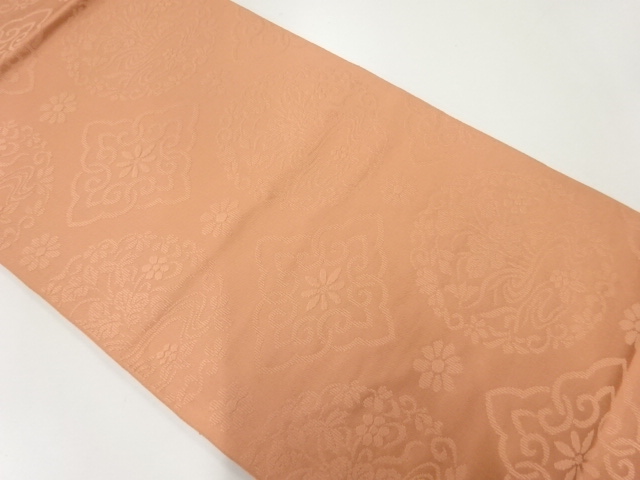 JAPANESE FUKURO OBI / WOVEN FLORAL PLANTS